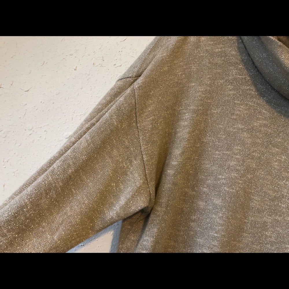 NWOT Another Reason Glitter Shimmer Sweatshirt Top - Picture 4 of 8